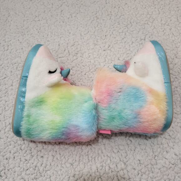 NEW Totes Bootie Slippers, Childrens Unicorn, US 9-10 Unisex Little Kid - Picture 4 of 8